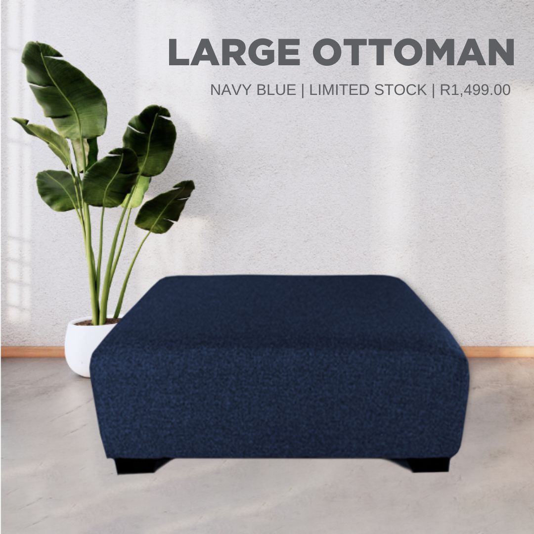 Spacious Large Ottoman – Versatile Upholstered Storage Ottoman for Living Room or Bedroom"