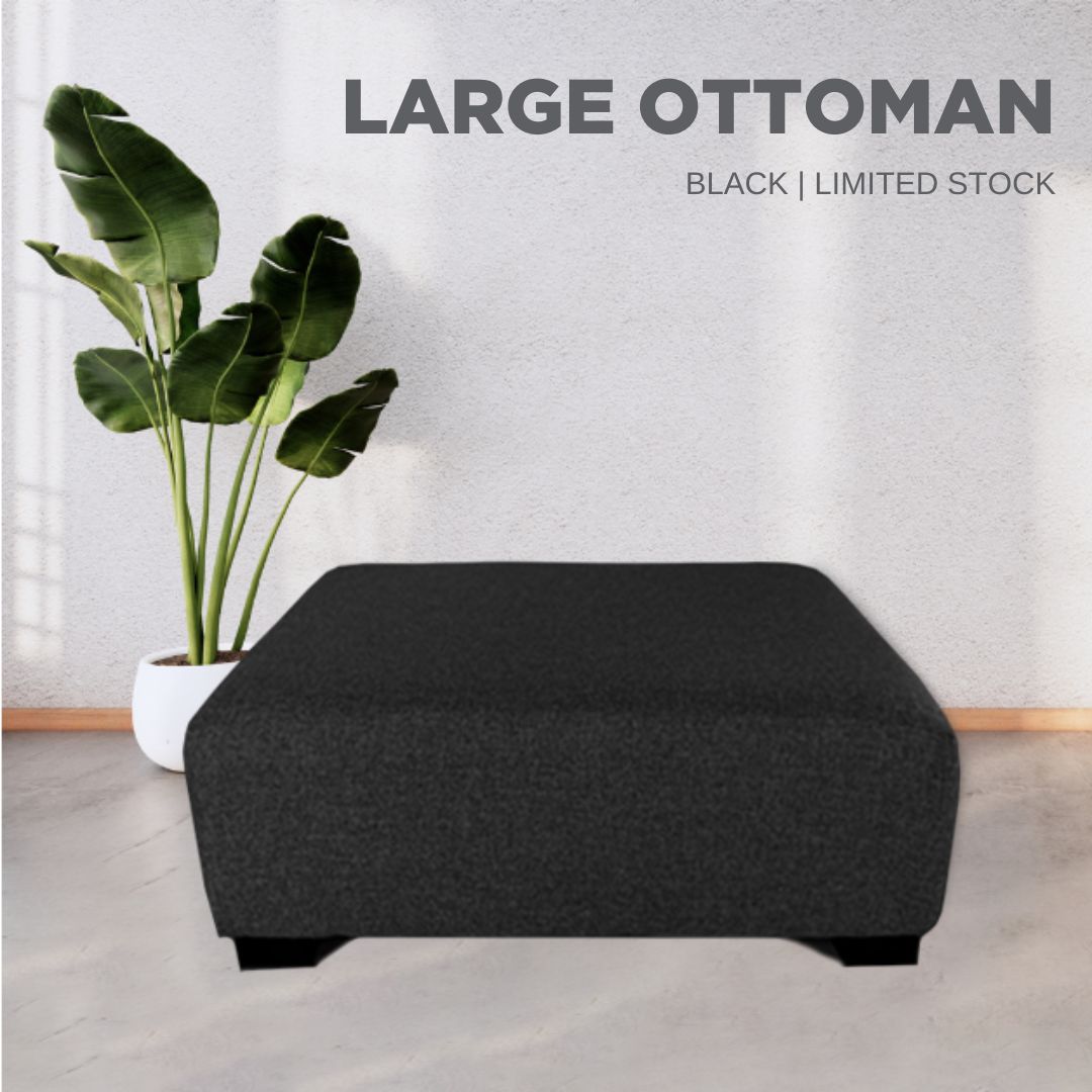 Spacious Large Ottoman – Versatile Upholstered Storage Ottoman for Living Room or Bedroom"