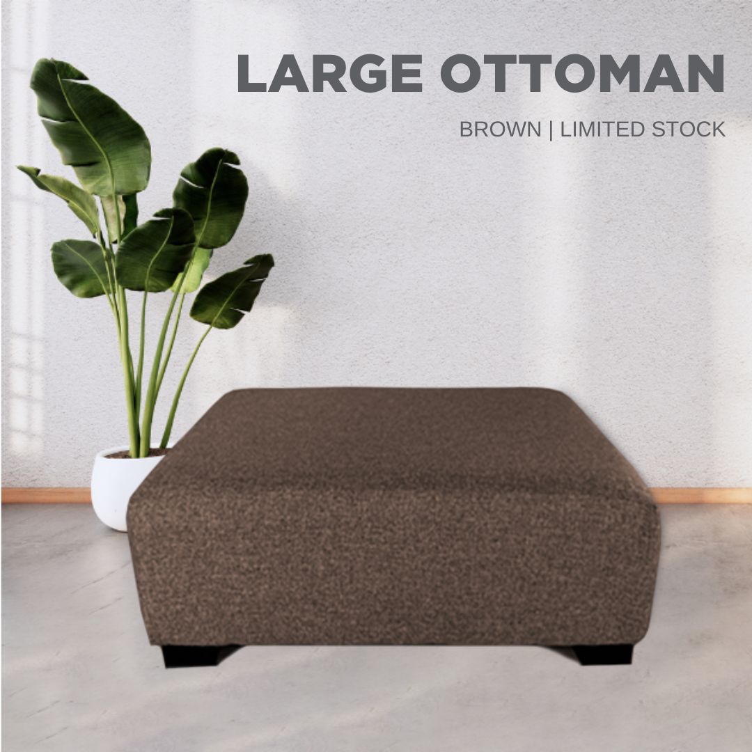 Spacious Large Ottoman – Versatile Upholstered Storage Ottoman for Living Room or Bedroom"