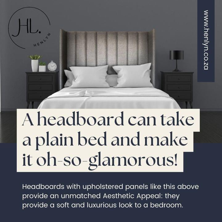 Headboard and Pedestal Combo - Gauteng Only