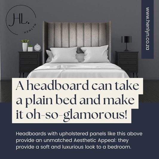 Headboard and Pedestal Combo - Gauteng Only